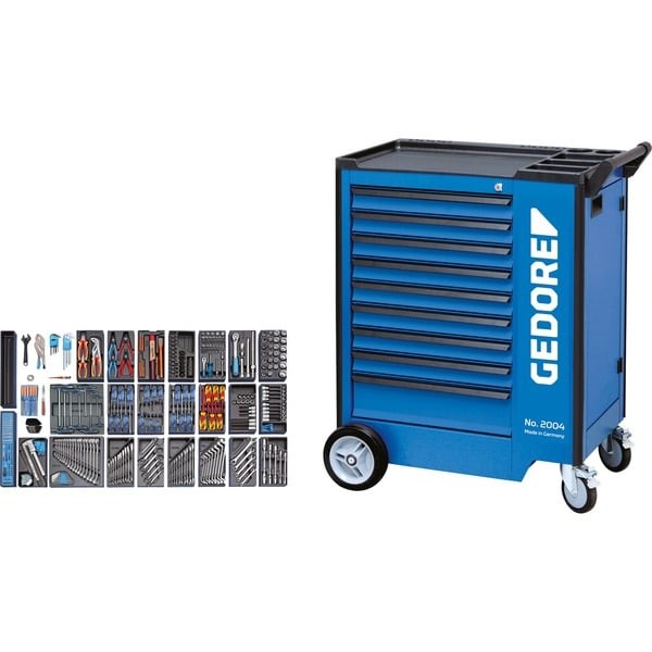 GEDORE Werkzeugwagen 1500 ES-03-2004 0810 (blau/schwarz