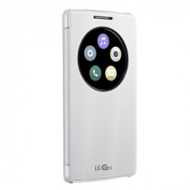 LG Etui Quick Window Circle Blanc G3 S