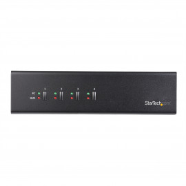 STARTECH KVM switch écran clavier souris USB à 4 ports Dual-Link DVI avec hub USB 3.0