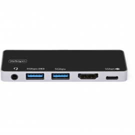 STARTECH Adaptateur multiport USB-C vers HDMI 4K 60 Hz, Hub 3 ports USB 3.0, Audio et Power Delivery 100W
