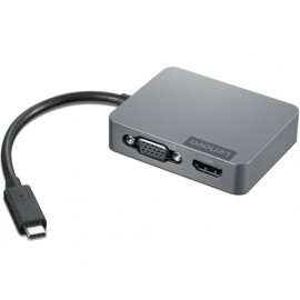 LENOVO HUB USB-C 4 EN 1 VERS USB-A / RJ45 / VGA / HDMI