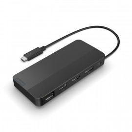 LENOVO Modèle du produit : USB-C Dual Display Travel Dock 1xHDMI2.1 1xDP1.4 1xUSB-A 2xUSB-C 1xRJ45