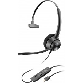 HP Poly EncorePro 310 USB-C Monoaural Headset TAA