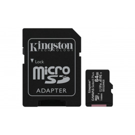 KINGSTON 64GB micSDXC Canvas Select Plus 100R A1 C10 Card + ADP