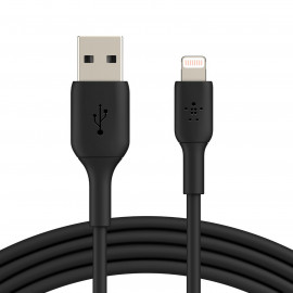 BELKIN - Modèle du produit : Câble Lightning USB-A 0.15m noir