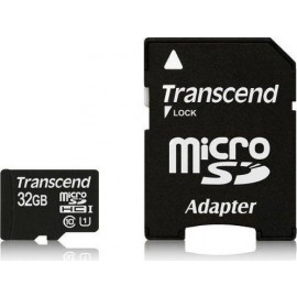 TRANSCEND Carte Mémoire microSDHC 32 GB Pre