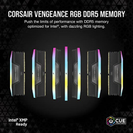 CORSAIR Vengeance RGB DDR5 64 Go (4 x 16 Go) 6400 MHz CL32