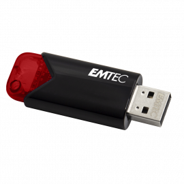 EMTEC Click Easy lecteur USB flash 256 Go USB Type-A 3.2 Gen 1 (3.1 Gen 1) Noir, Rouge