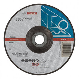 Bosch Professional Disque à tronçonner à moyeu déporté expert for metal rapido AS 46 T BF 180 mm 1,6 mm
