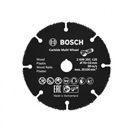 Bosch Professional 260925C125 Disque à tronçonner Carbide Multi Wheel