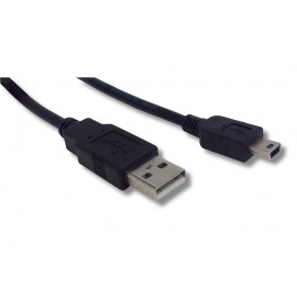 LINEAIRE Câble LINEAIRE CABLE MINI USB (MALE) vers USB (MALE) 1,8M