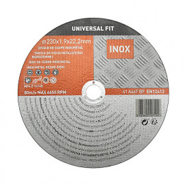 Universal Fit Disque de coupe métal/inox 230x1,9x22,2 mm Universel fit