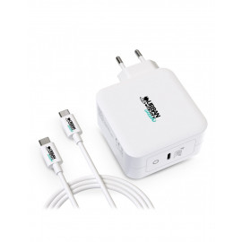 URBAN FACTORY Chargeur secteur Universel USB-C - 100W (Blanc)