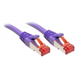 Lindy Cat.6 S/FTP Cable Purple 0.3m Patch Cable
