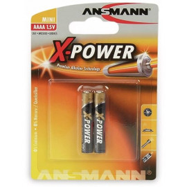 Ansmann Pile alcaline X-Power Mini AAAA / LR08 2 pièces