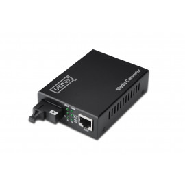 DIGITUS Convertisseur médias Singlemode BiDi WDM 10/100Base-TX à 100Base-FX Tx1550nm / Rx1310nm