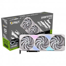 PALIT Carte Graphique Nvidia GeForce RTX 4070 Ti Super GamingPro White OC 16Go