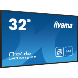 IIYAMA LFD 32 Noir dalle IPS 16:9 1920x1080 24/7 350 cd/m 8ms VGA 3xHDMI USB M