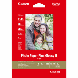 CANON PP-201 plus photo papier 260g/m2 5x7 inch 20 feuilles pack de 1