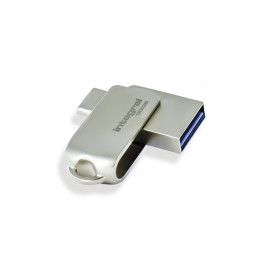 INTEGRAL 128GB CLE USB3.0 DRIVE 360-C DUAL TYPE-C METAL