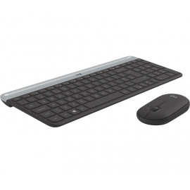 Logitech Slim Keyboard+Mouse MK470 Graphite UK