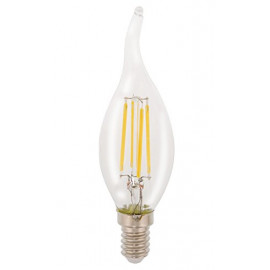 HQ Ampoule flamme - rétro à filament LED E14 4W 345lm (Température Couleur 2700 K)