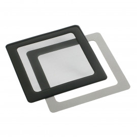 ANTEC Filtre à poussière magnétique carré 120 mm (cadre noir, filtre noir)