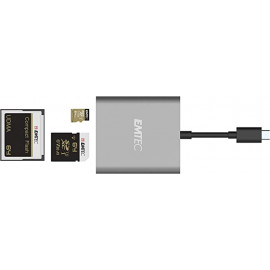 EMTEC Lecteur de Cartes T610C USB 3.0 Type C