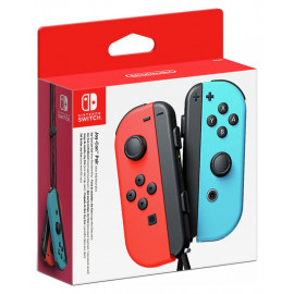 Nintendo Paire de manettes Joy-Con gauche rouge néon & droite bleu néon