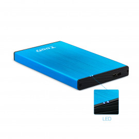 TooQ Technology Boitier externe USB 3.1 TooQ TQE-2527 - S-ATA 2,5" (Bleu)