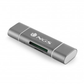 NGS Lecteur de Cartes Externe Allyreader USB 2.0 Type A, C, Micro B