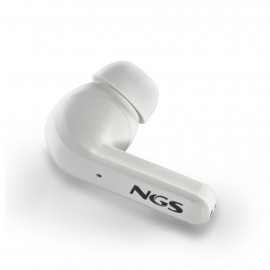 NGS Ecouteurs intra-auriculaires sans fil Bluetooth Artica Crown (Blanc)