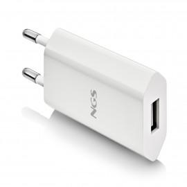 NGS Chargeur secteur Universel USB-A- 10W (Blanc)