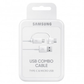 SAMSUNG USB-C MICRO-USB COMBO WHITE