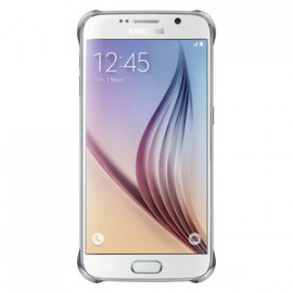 SAMSUNG Clear Cover Argent Galaxy S6