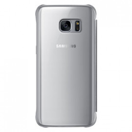 SAMSUNG Clear View Cover Argent pour Samsung Galaxy S7