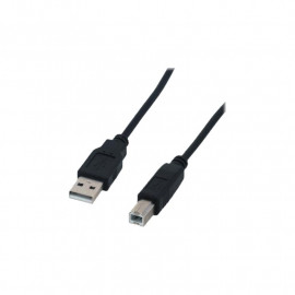 MCL Samar Modèle du produit: Samar Câble compatible USB 2.0 type A / B mâle - 3m Noir