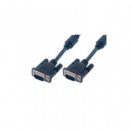 MCL Samar Samar Câble S-VGA HD15 mâle / mâle surblindé 3 coax + 9 fils - 3m Noir