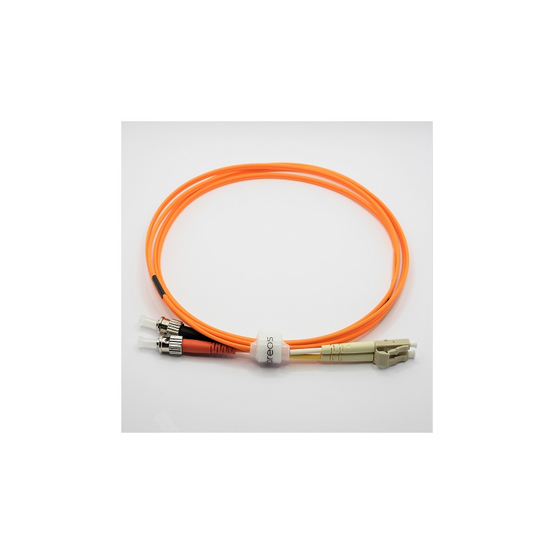 GENERIQUE Jarretière optique duplex HD multi OM2 50/125 LC-UPC/ST-UPC orange