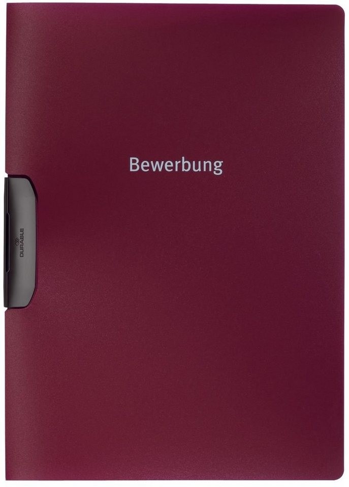 Durable DURABLE Bewerbungsmappe Duraswing Job 30 A4 dklrot