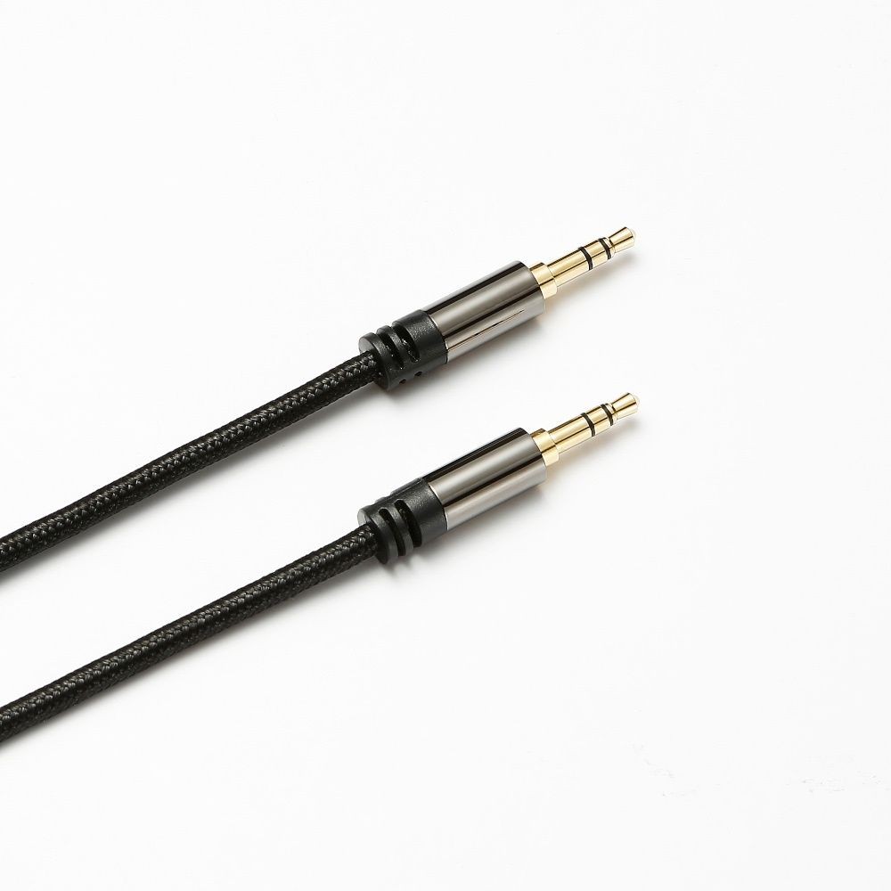 D2 Diffusion C ble Jack HG 3.5mm m le1.50 m en cotton tressÃ© et connecteurs renforcÃ©s