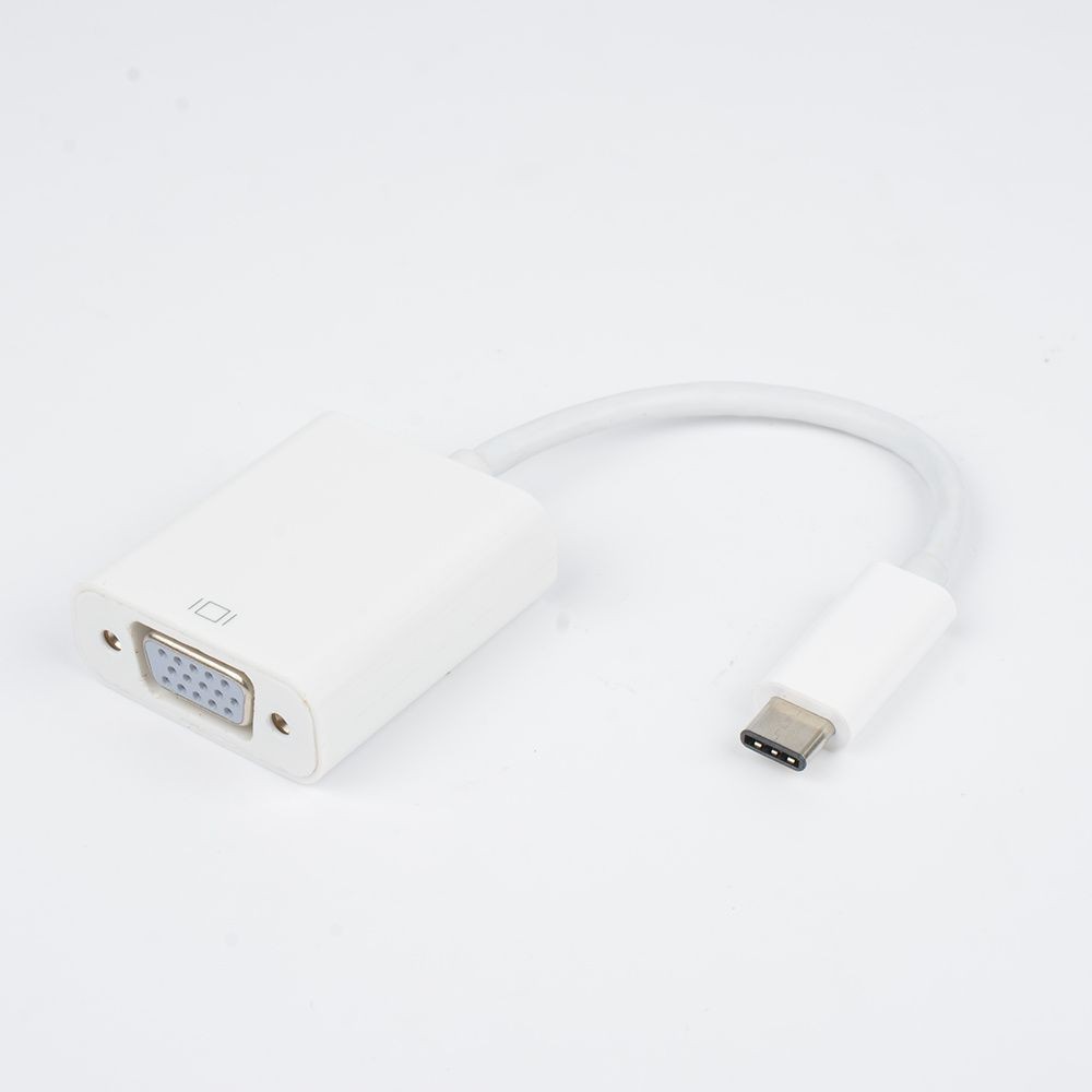 D2 Diffusion Adaptateur USB-C m le /VGA femelle Connecrteurs en nickel Pour Macbook et PC Plu