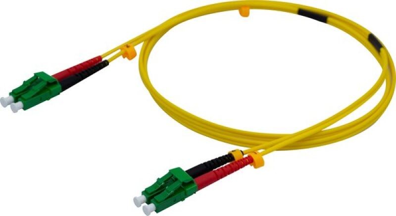 GENERIQUE Jarretière duplex 2.0 mm OS2 LC-APC/LC-APC jaune