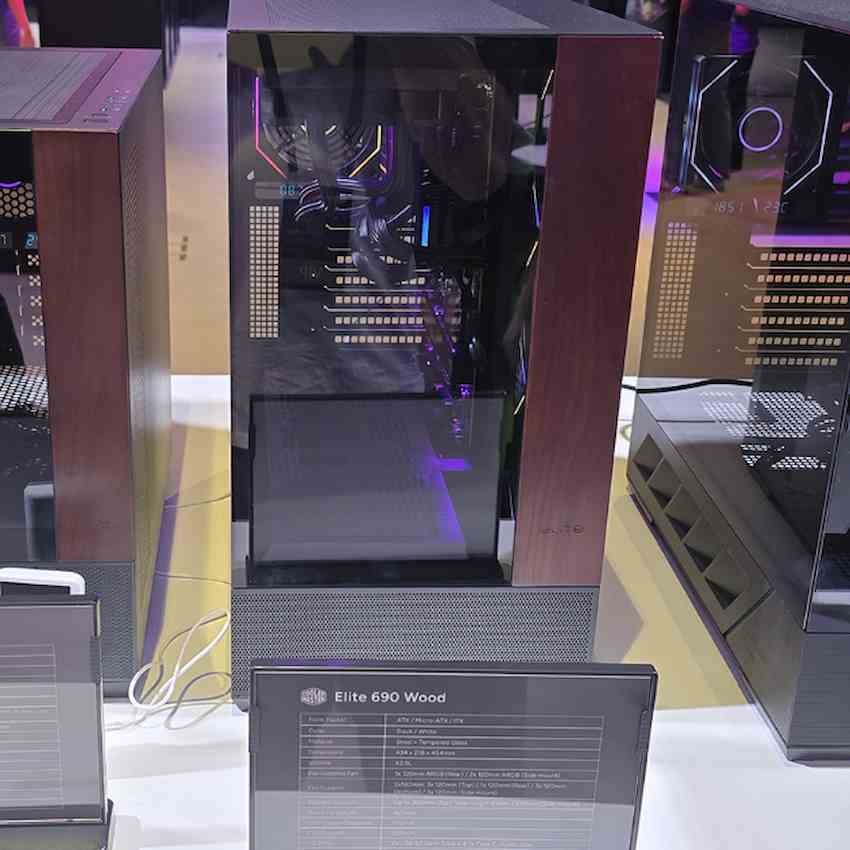 COOLER MASTER Elite 690 Wood Black