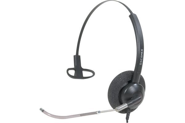 Dacomex Casque téléphonique micro tube télescopique 1 écouteur
