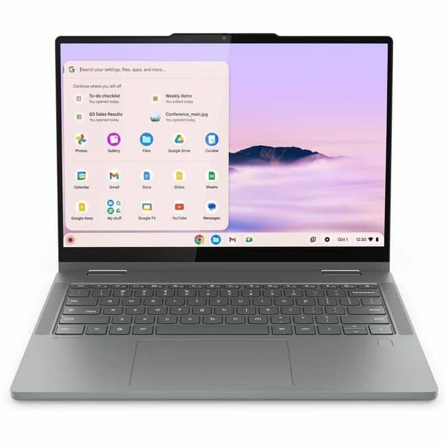 LENOVO PC Portable Chromebook Plus 2-en-1 Tactile 14'' Intel Core 5 8 Go RAM 128 Go