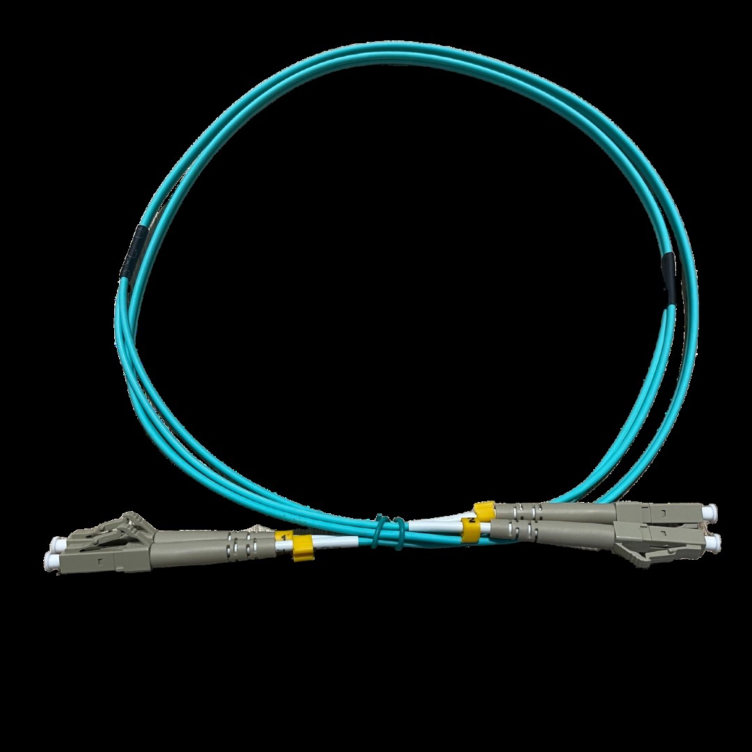 ekivalan Jarretière zip 2,0mm OM3 50/125 ST-UPC/ST-UPC LSZH aqua 2m