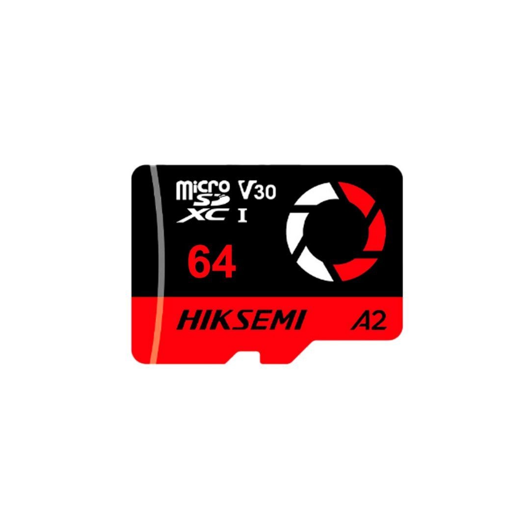 HIKSEMI Carte MÃ©moire  M-SD sÃ©rie Capture 64G Micro SDXC TLC 180MB/s 150MB/s Clas