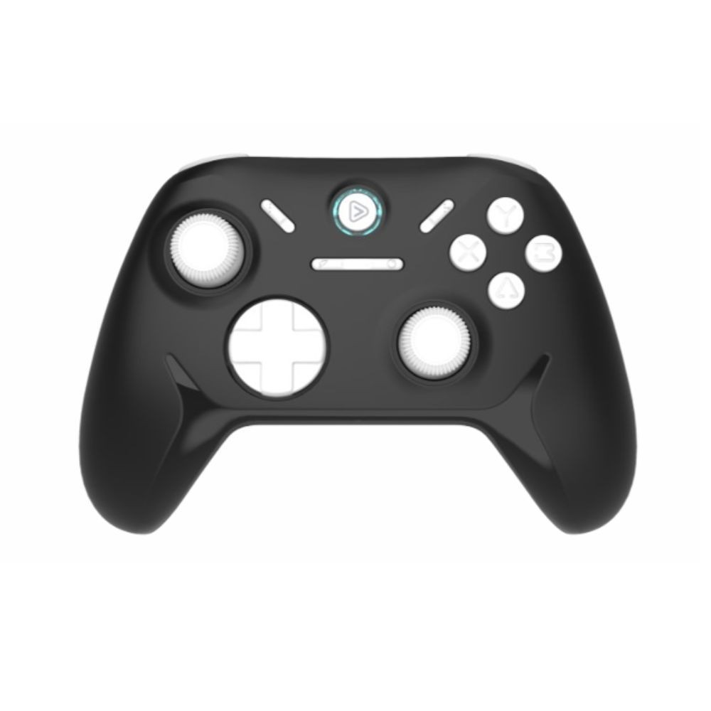 Onlan GP-PC-WL-BK Manette sans fil noire pour PC, 2.4Ghz, joystick hall effect, 19b