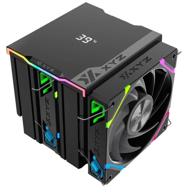 XYZprinting Ventilateur pour processeur  Thermax 6 Duo ARGB (Noir)